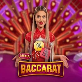 Mega Baccarat by Pragmatic Play, showcased at wonacoo.eu – game logo